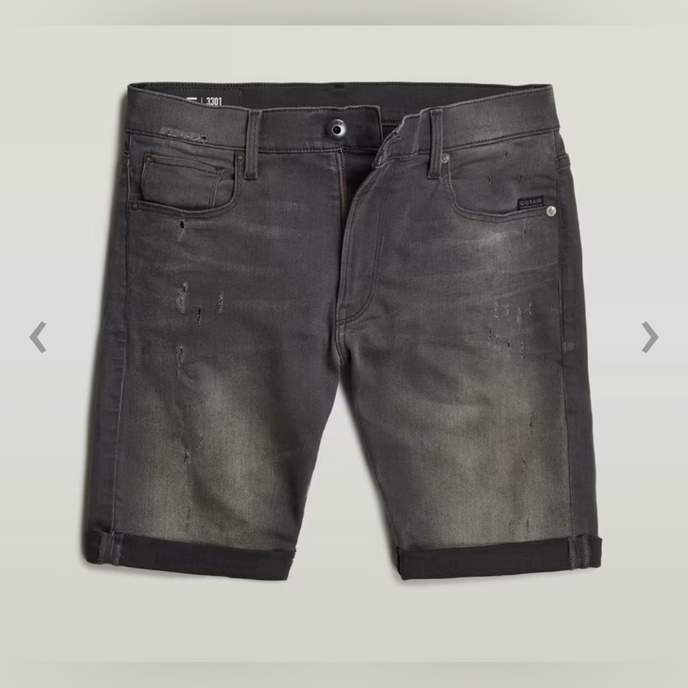 G-Star Raw 3301 Slim Denim Shorts